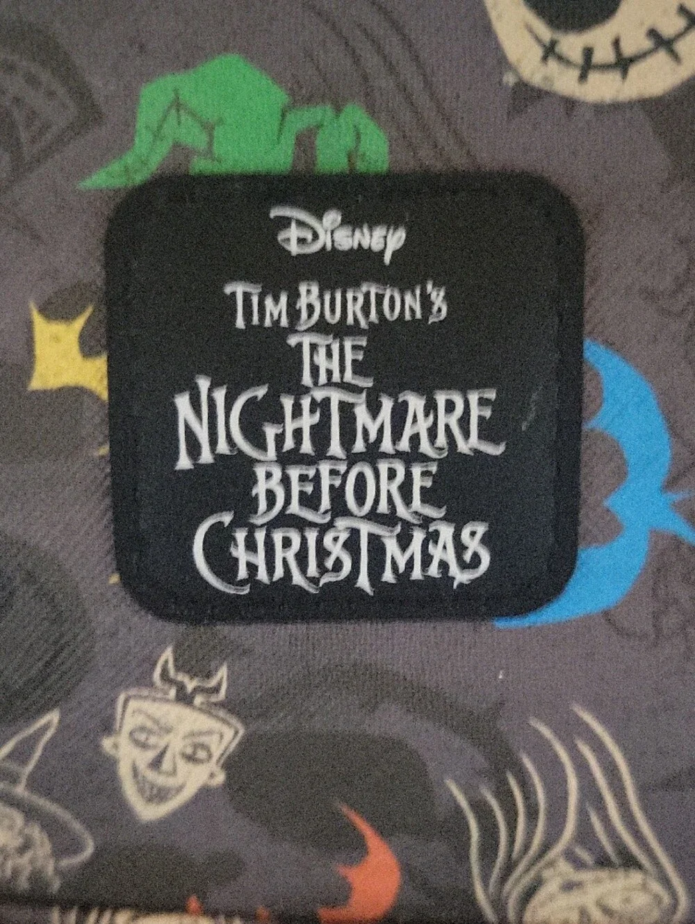 Disney The Nightmare Before Christmas Mini Backpack - Gray with Purple Accents